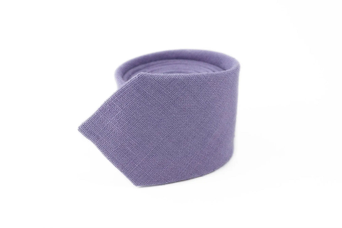 Perfect father and son Lavender color linen bow tie available with matching pocket square or necktie / Wedding neckties for groomsmen gift