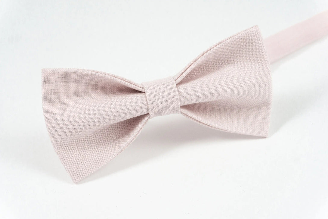 Light Dusty rose color bow ties for men and baby boys / Skinny slim or standard necktie for man