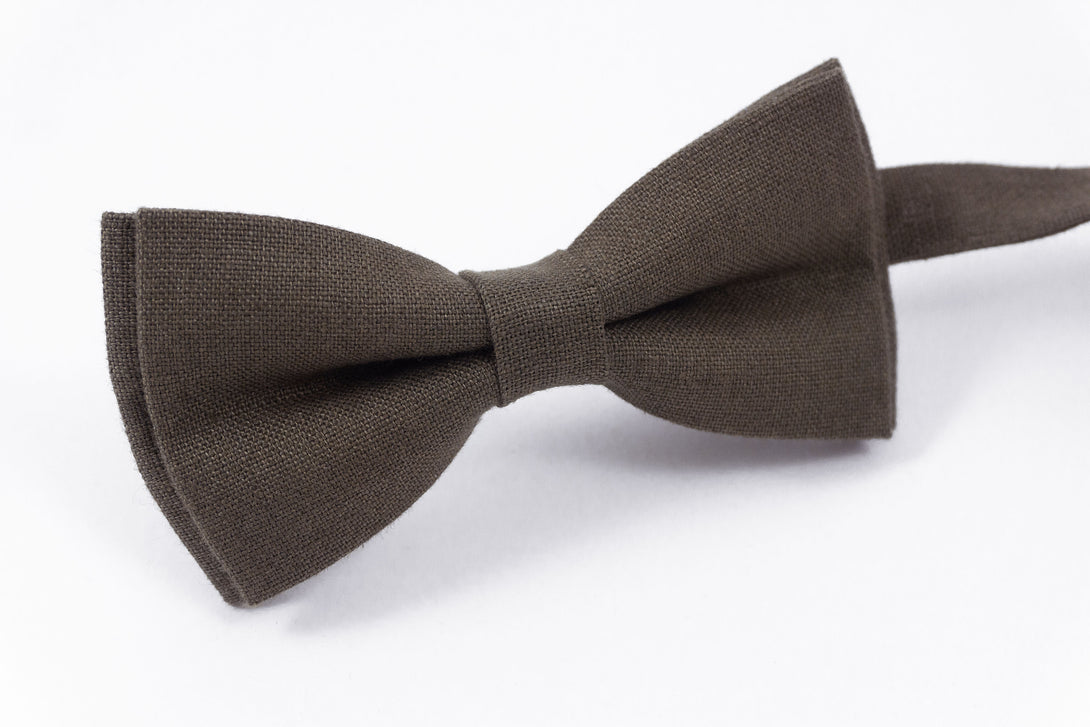 Cocoa brown color classic bow ties - wedding bow ties for groomsmen gift ideas