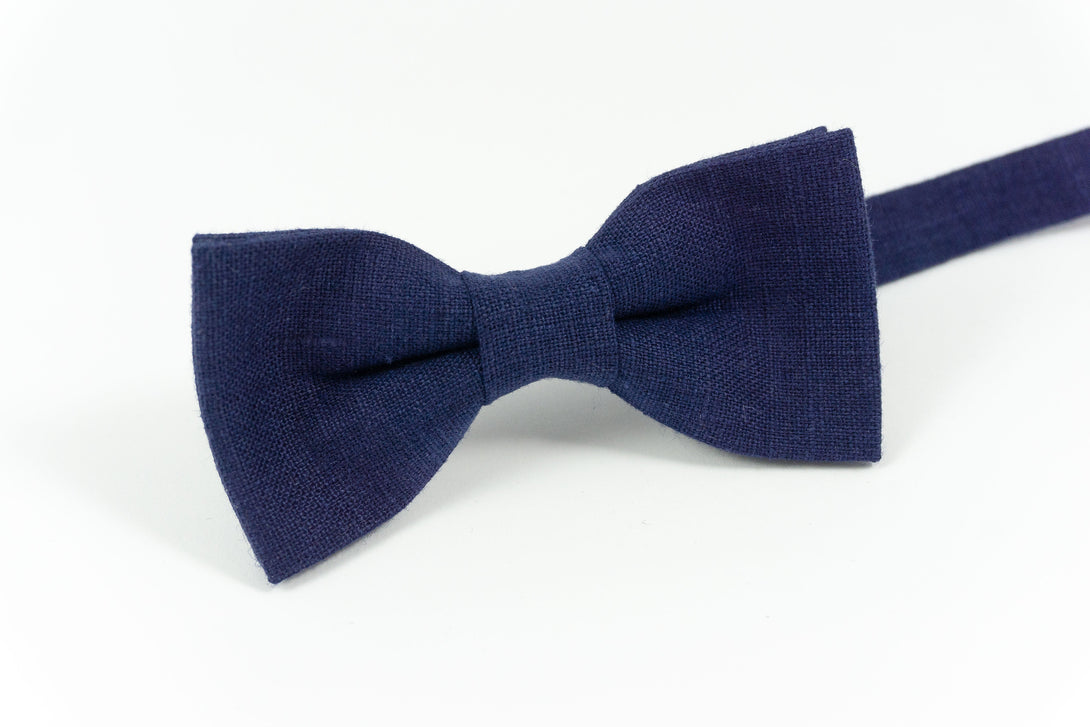 Dark Blue navy groomsmen bow ties for wedding