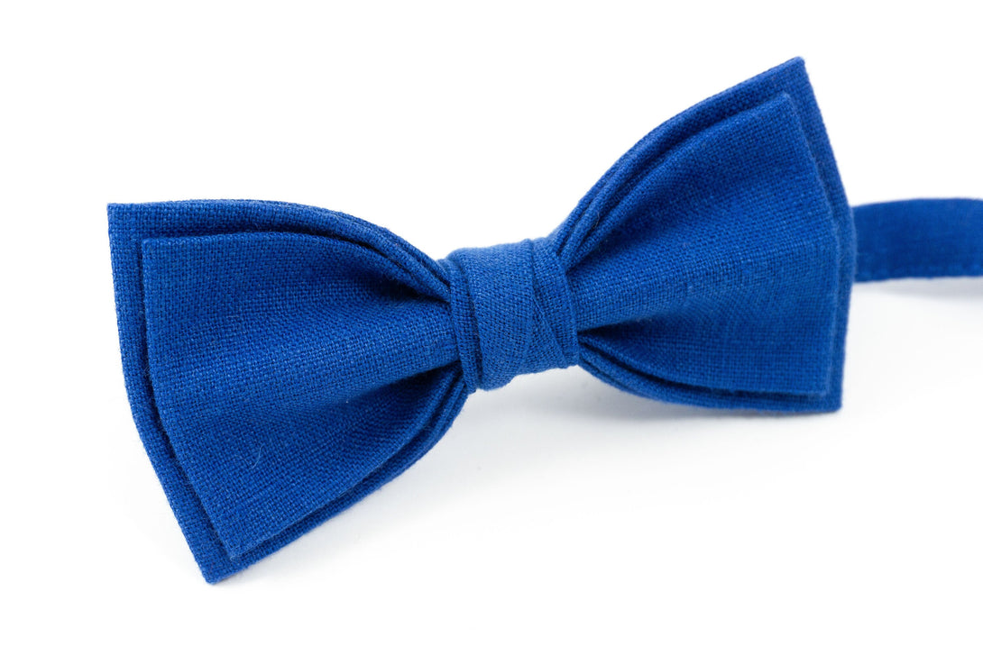 Royal blue bow ties for groomsmen gifts