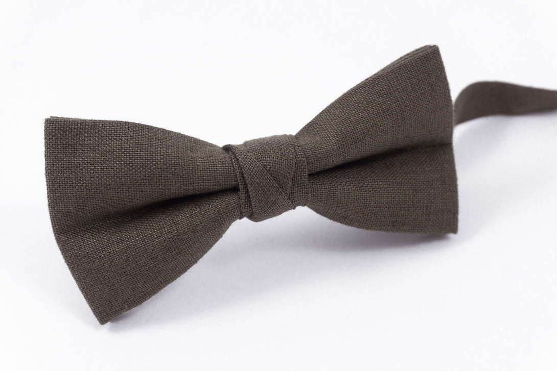 Cocoa brown color classic wedding bow ties for groomsmen - bow ties for men and boys