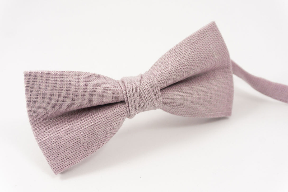 Pale Purple color classic mens bow ties for weddings