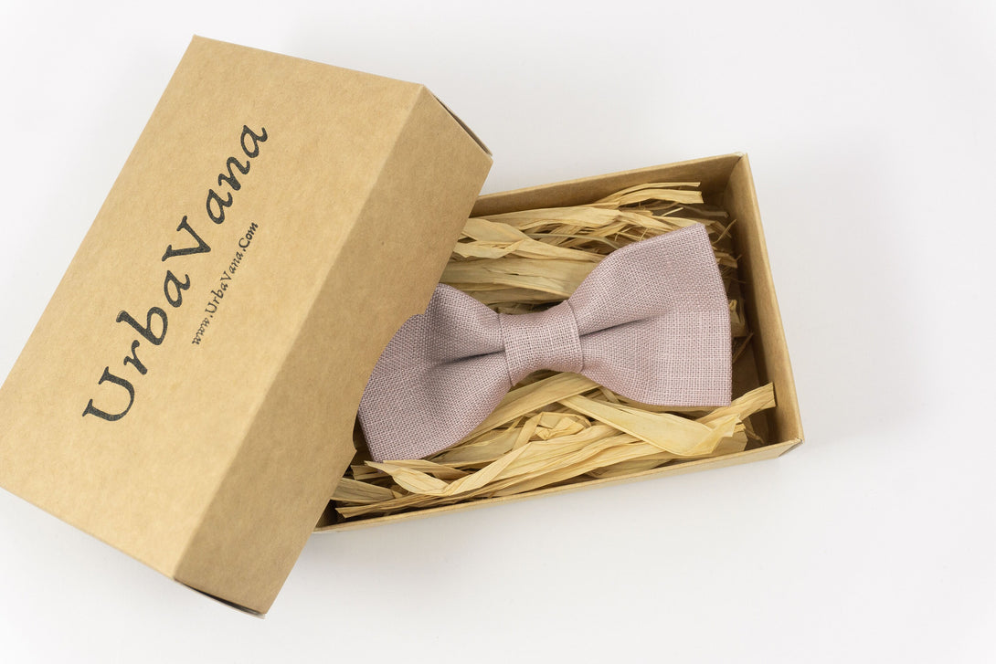 Pale purple pre-tied groomsmen bow ties for weddings - bowties for men