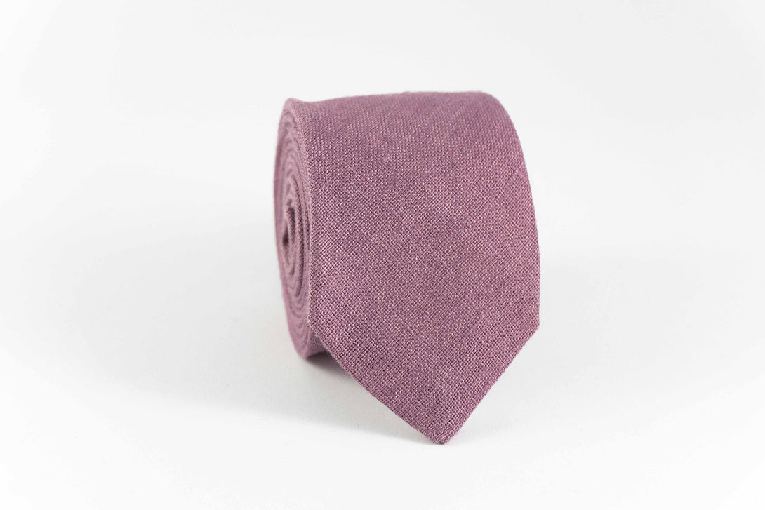 Purple color pre-tied groomsmen bow tie for weddings