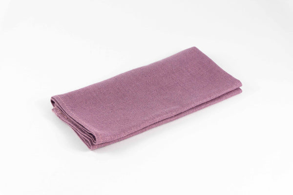 Purple color linen pocket square or handkerchief for men and boys available with matching bow tie or necktie