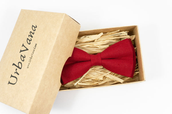 Red bow tie for your weddings and groomsmen