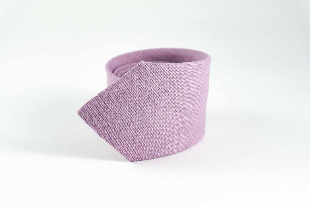 Light purple linen best mens ties for weddings or ring bearer bow ties