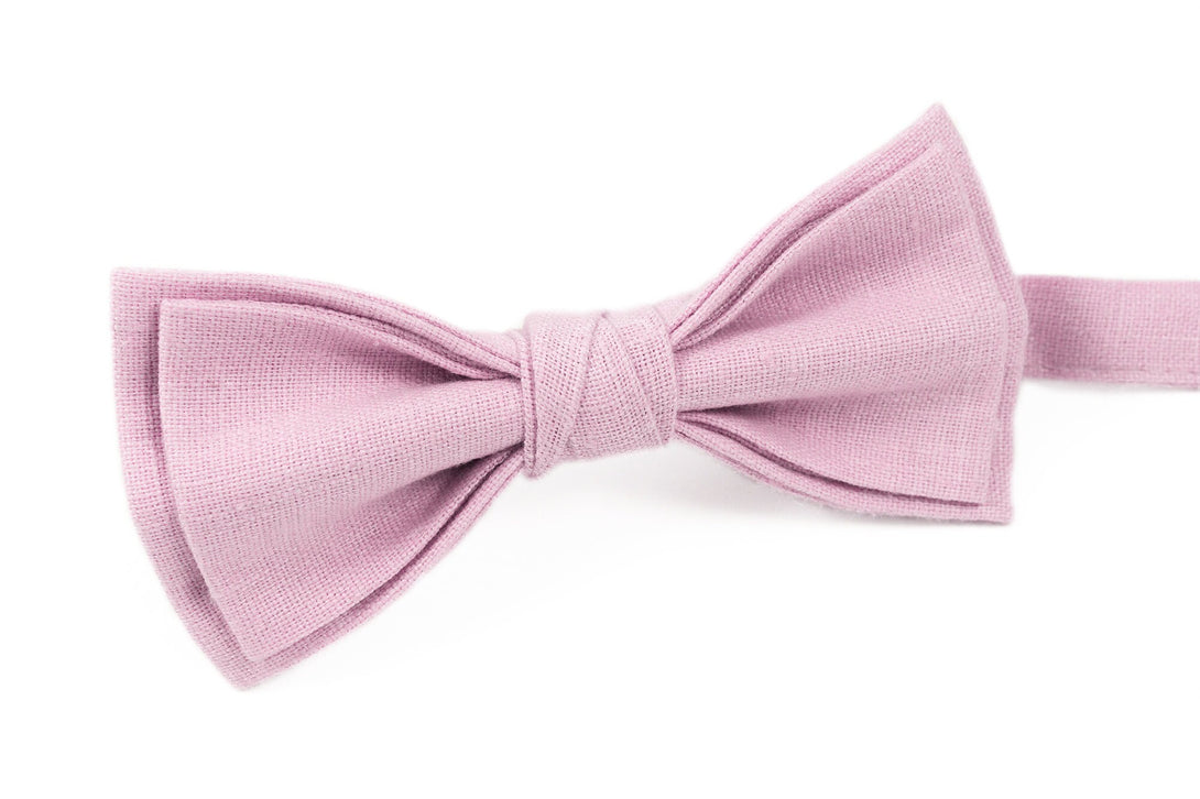 Light purple pre tied mens wedding bow ties