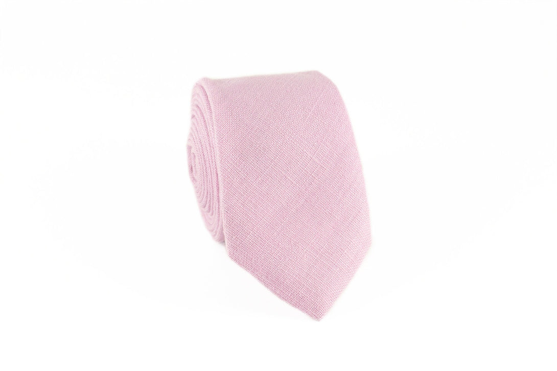 Light Purple color linen pocket square or handkerchief for men available with matching necktie or bow tie