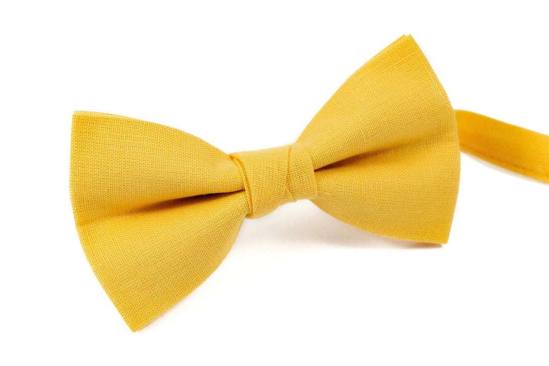 Yellow groomsmen bow ties or neckties for your weddings