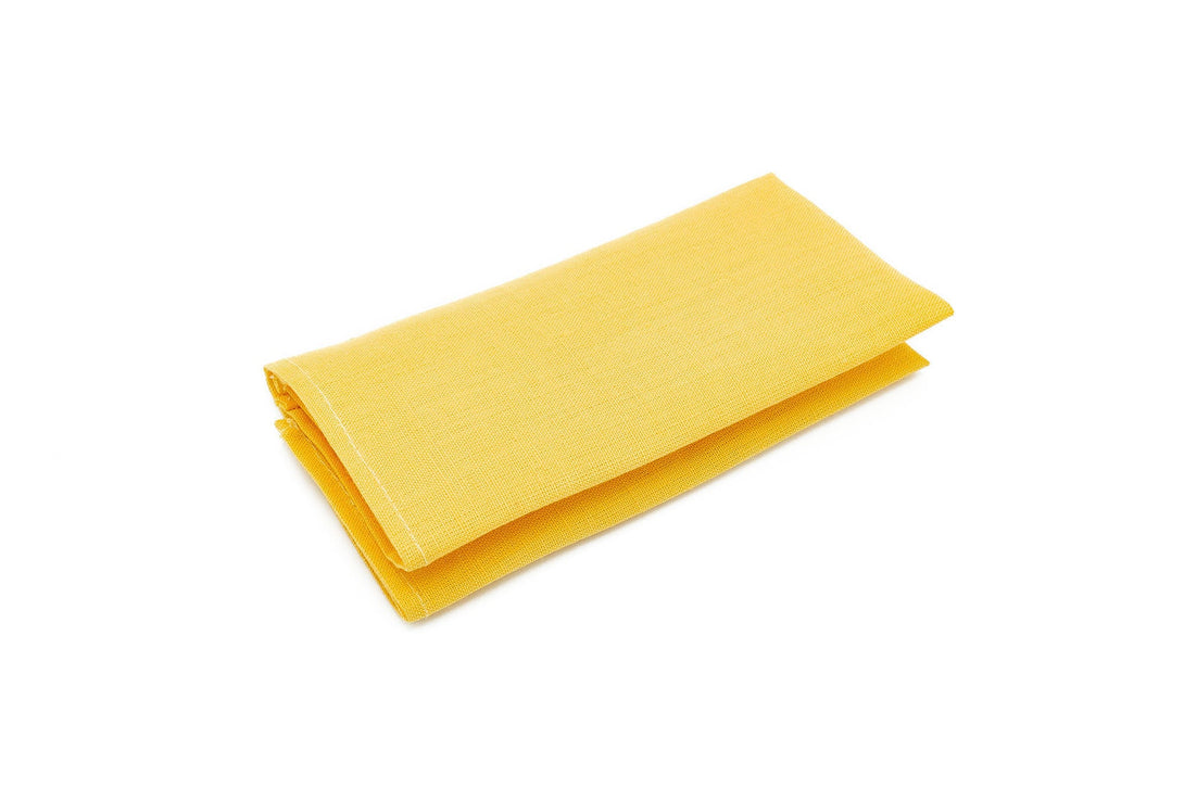 Bright Yellow linen bow ties for men and baby boys / Bright yellow groomsmen necktie for summer wedding available with matching handkerchief