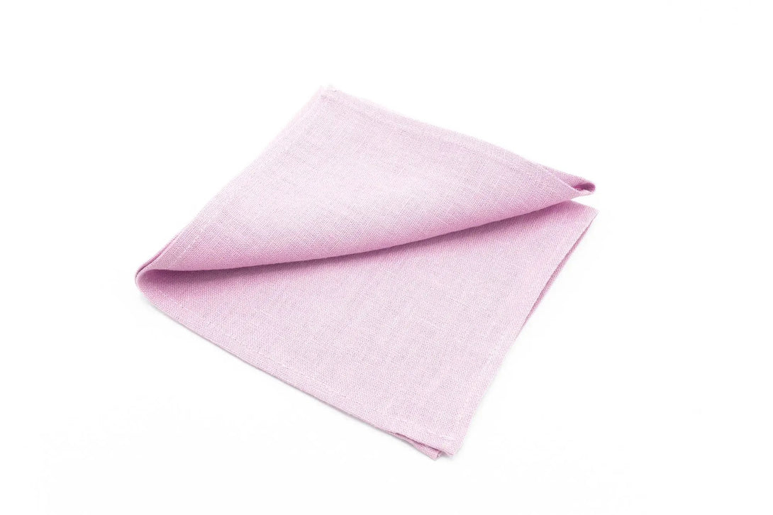 Light purple linen wedding necktie for man / Best men ties available with matching pocket square