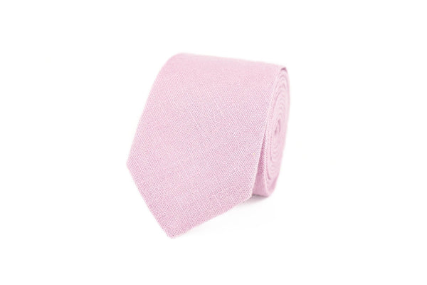 Light purple linen wedding necktie for man / Best men ties available with matching pocket square