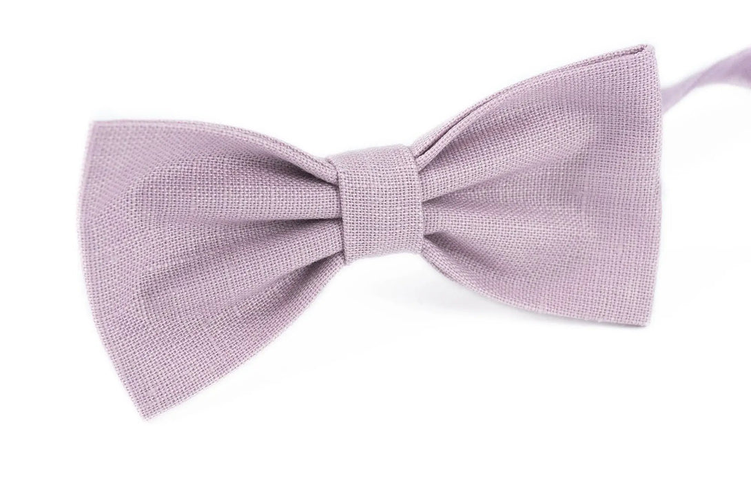 Pale purple pre-tied bow ties for men and baby toddler boys / Daddy and son bow ties for fathers day gift