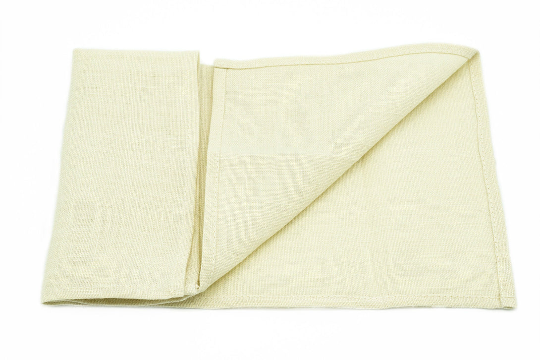 Sand color pocket square or handkerchief for men available with matching bow tie or necktie for man