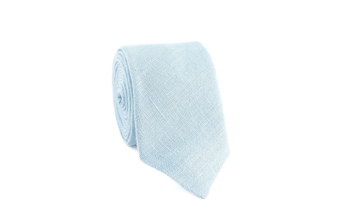 Ice blue handmade pre-tied bow ties for men and toddler boys kids - light blue color skinny slim an standard wedding neckties for groomsmen