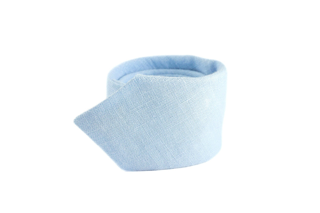 Ice blue color pocket square or handkerchief for men available with matching bow tie or necktie for man