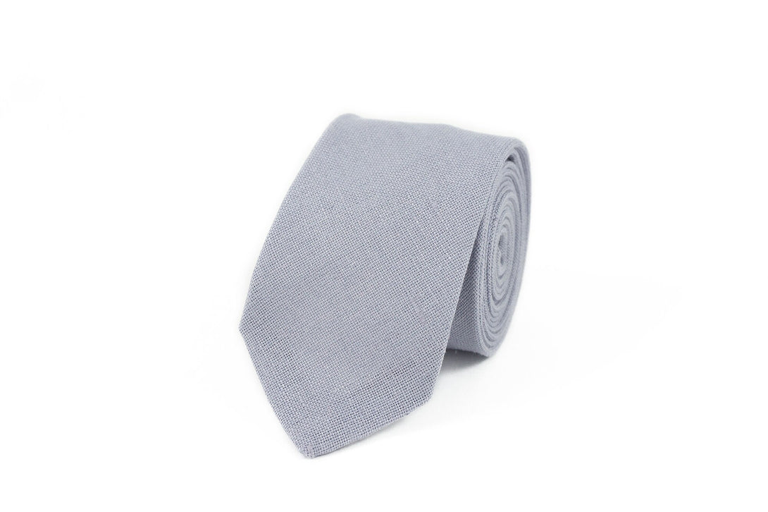 Lilac Grey color linen butterfly wedding bow tie for groomsmen proposal gift / Necktie for man