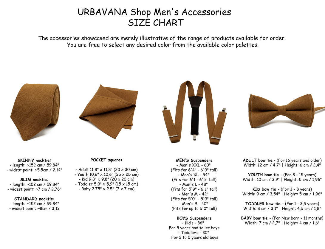 Light brown wedding bow tie for groomsmen and bow ties for men