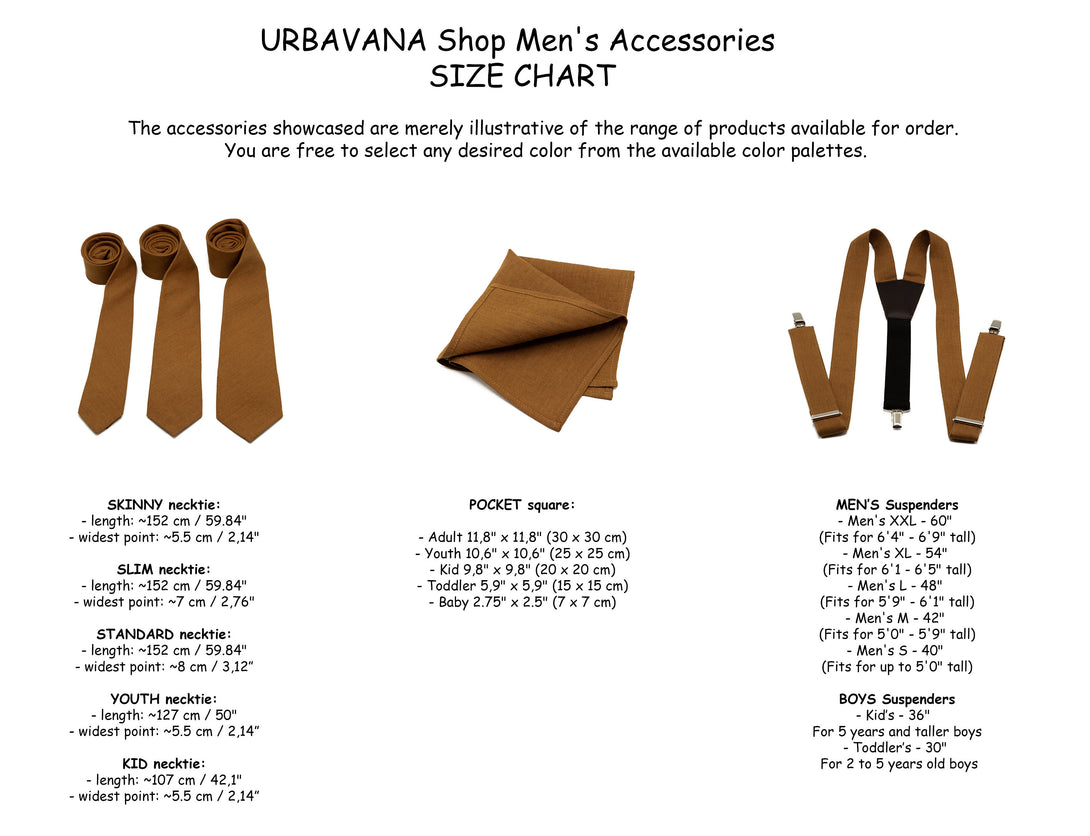 Light brown color linen pocket square for men available with necktie