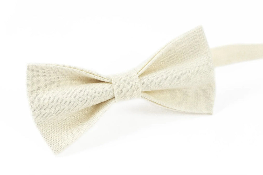 Champagne color bow ties for man and baby toddler boys / Anniversary gift for husband or boyfriend