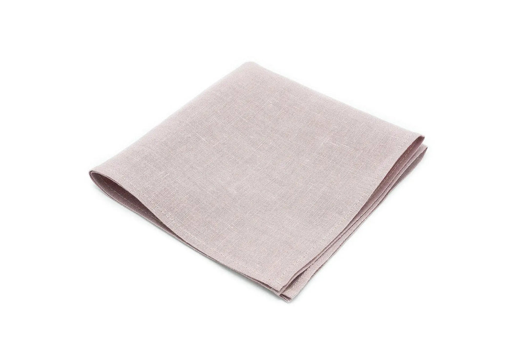 Mauve color linen best mens ties for weddings / Handmade skinny or slim groomsmen wedding neckties