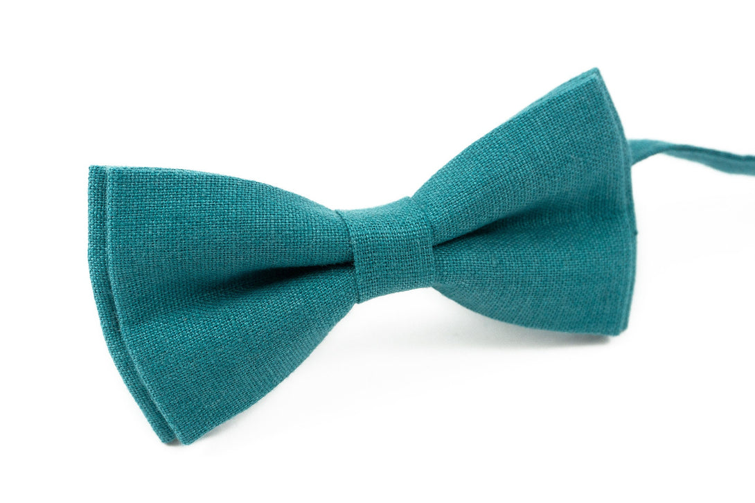 Dark cyan bow tie for groomsmen gifts