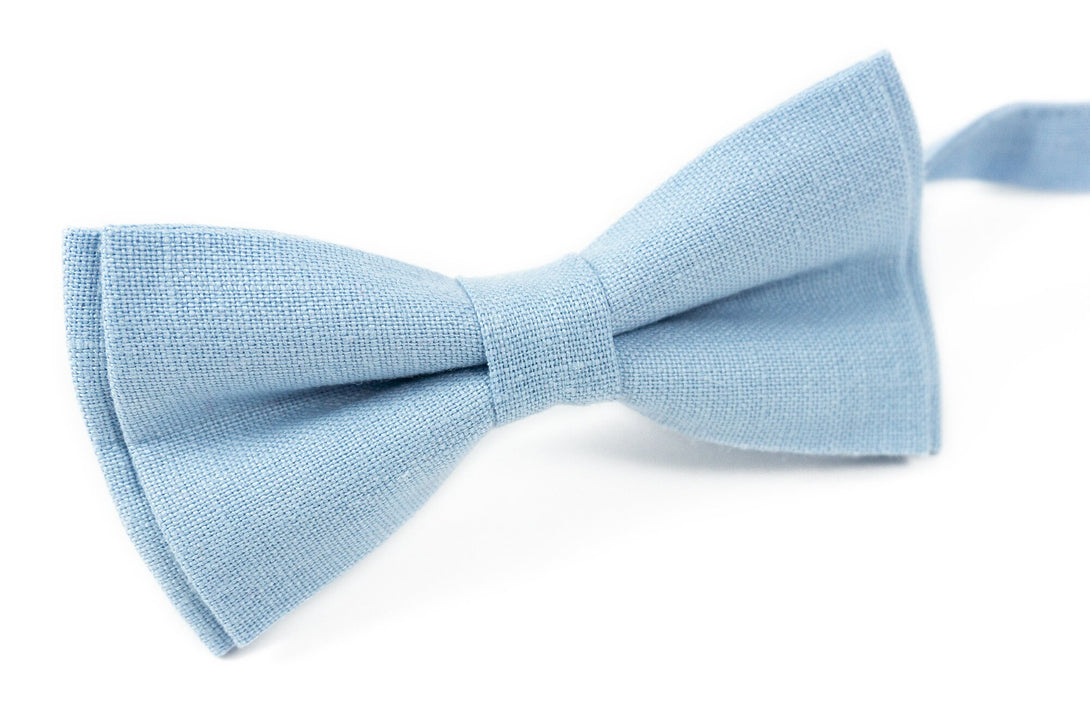 Sky blue groomsmen bow ties for weddings