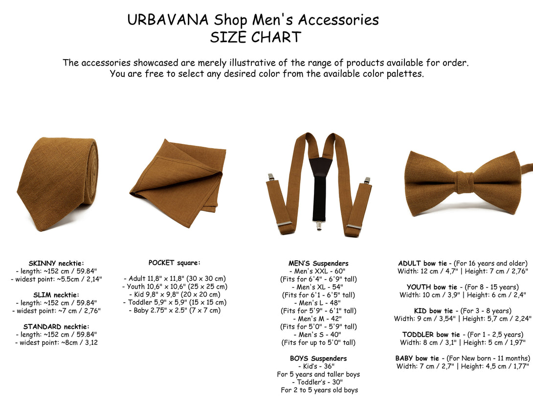 Rust color men's bow tie for wedding or unique groom gift