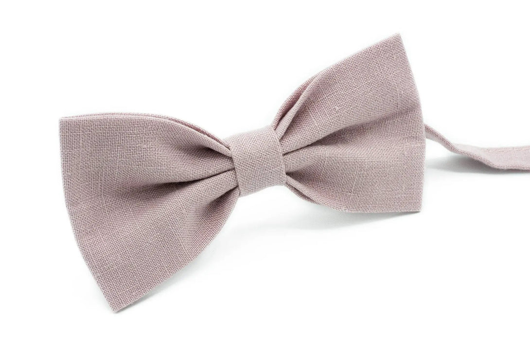 Mauve color bow ties for men and toddler boys / Anniversary gift for husband or boyfriend