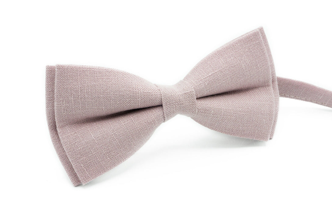 Mauve color classic wedding bow ties for groomsmen and groom