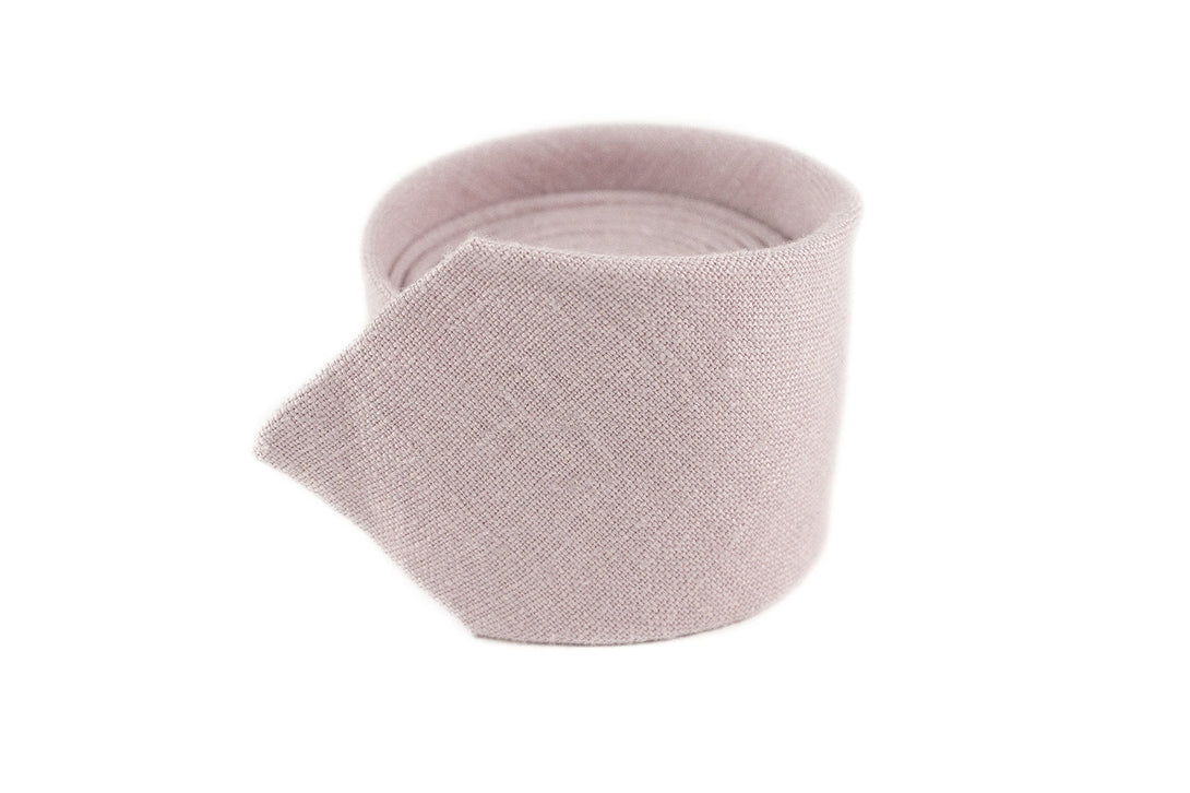 Dusty Rose linen bow ties for men and boys