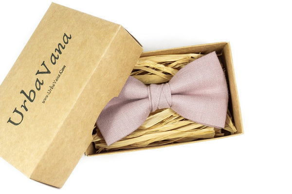 Dusty Rose bow tie for groom and your wedding party - mens wedding bow ties