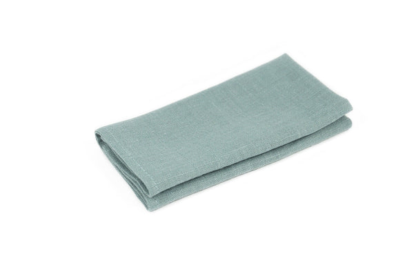 Mint Gray color pocket square or handkerchief for men available with matching bow tie or necktie for man