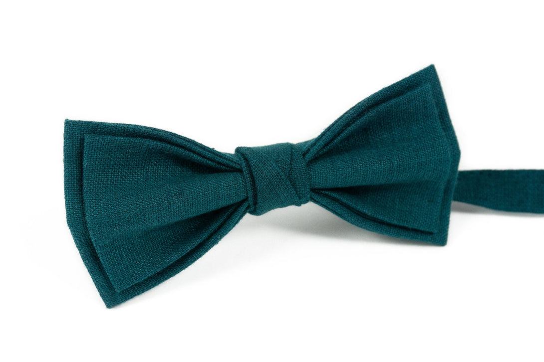 Teal green bow tie for groomsmen and groom gifts