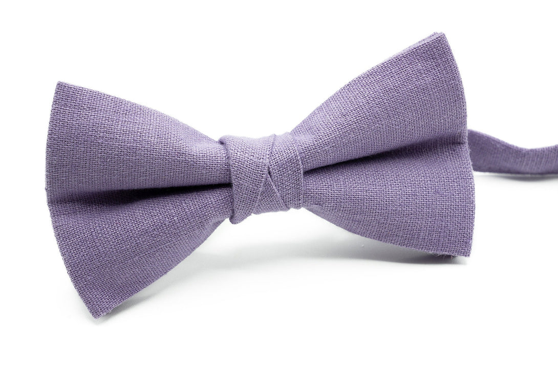 Custom color groomsmen bow tie for boho or summer wedding ideas / Light Purple, Pale purple or Lavender bow ties for man