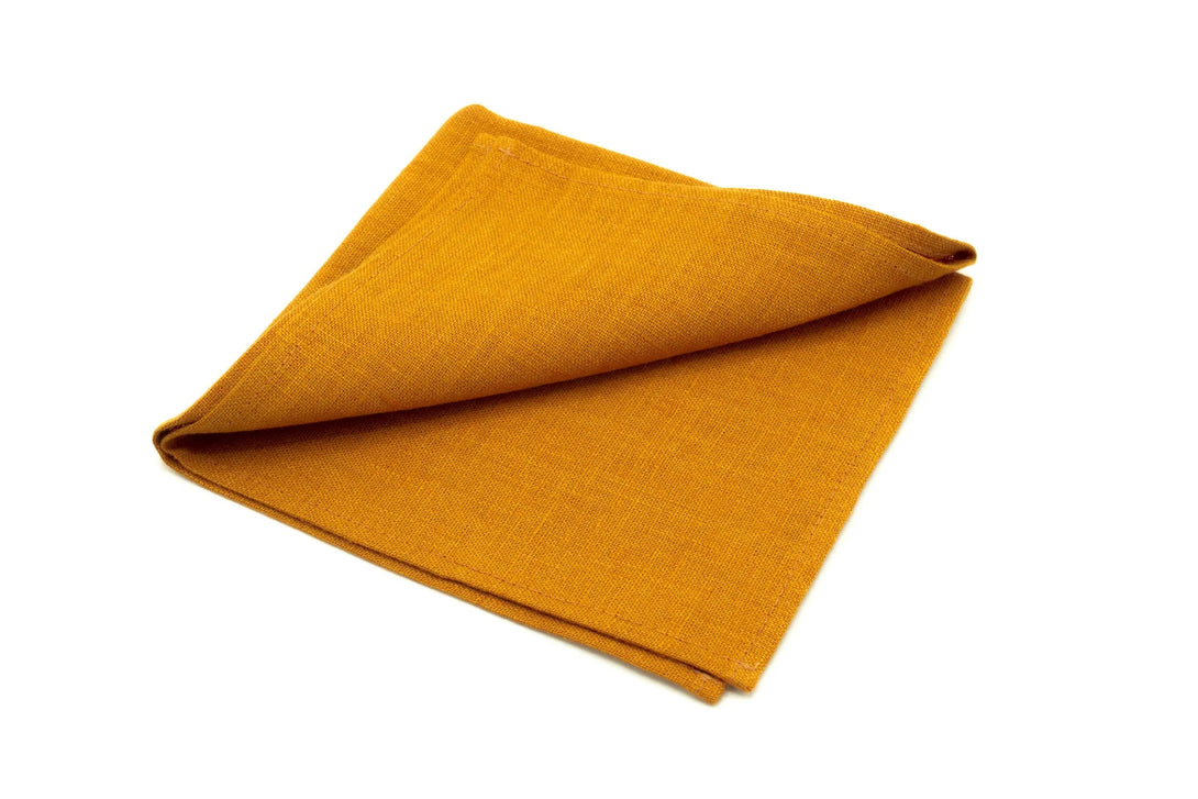 Mustard color linen men's wedding bow ties available with matching pocket square or Y back suspenders / Mustard color bow ties for men